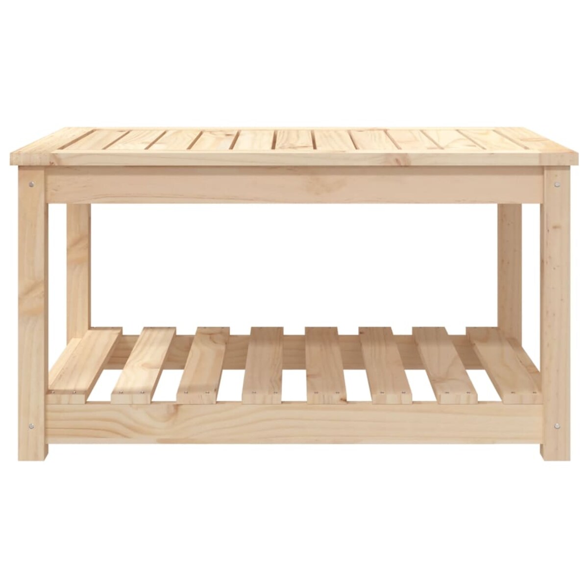 vidaXL Stolik ogrodowy, 82,5x50,5x45 cm, lite drewno sosnowe