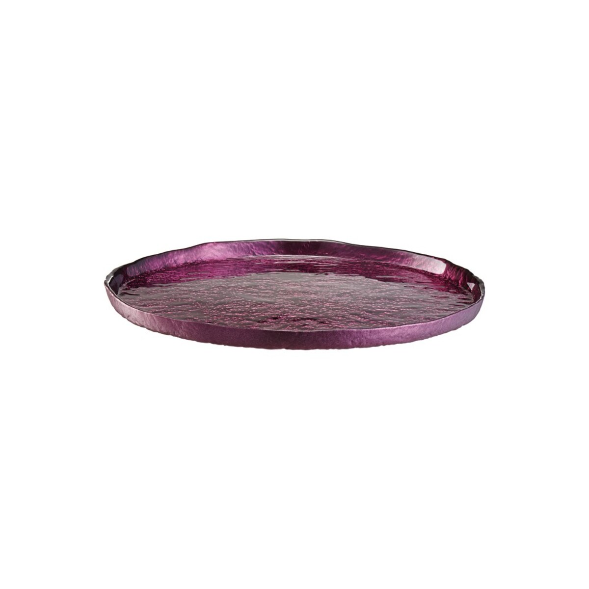 VILLA ITALIA Talerzyk deserowy szklany 21 cm AMETISTA