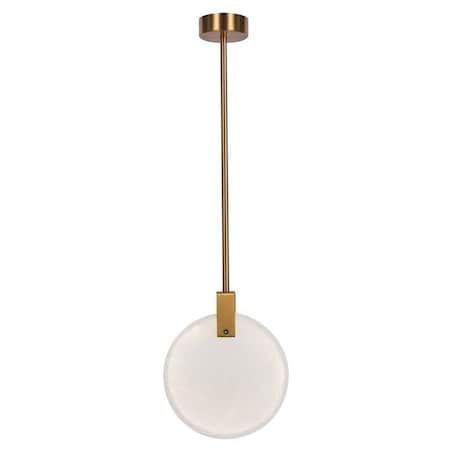 Marmurowa lampa wisząca Marble ST-8950-24 Step LED 20W 3500K koło złota