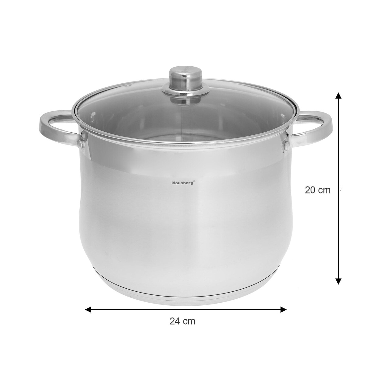 Zestaw garnków gastronomiczne stock pot 6 ele 10.7l+8.6l+7.0L KLAUSBERG