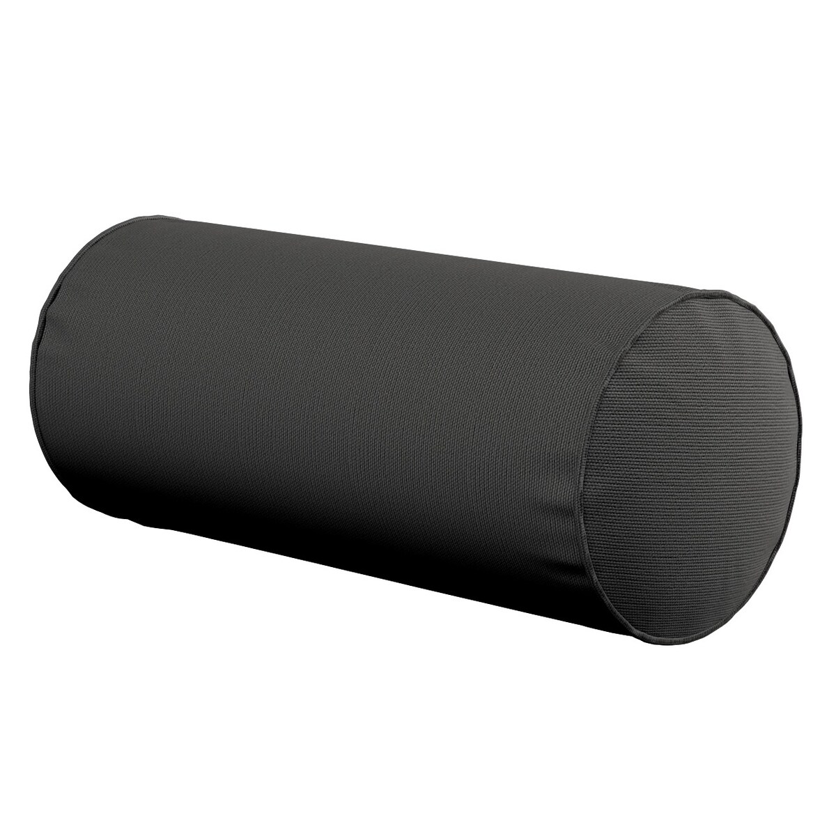 Poduszka wałek prosty, shadow grey (grafitowy), Ø16 x 40 cm, Cotton Panama