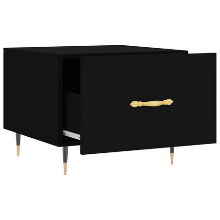 vidaXL Stoliki kawowe, 2 szt., czarne, 50x50x40 cm