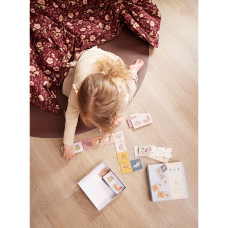 Filibabba Gra Domino Nordic animals