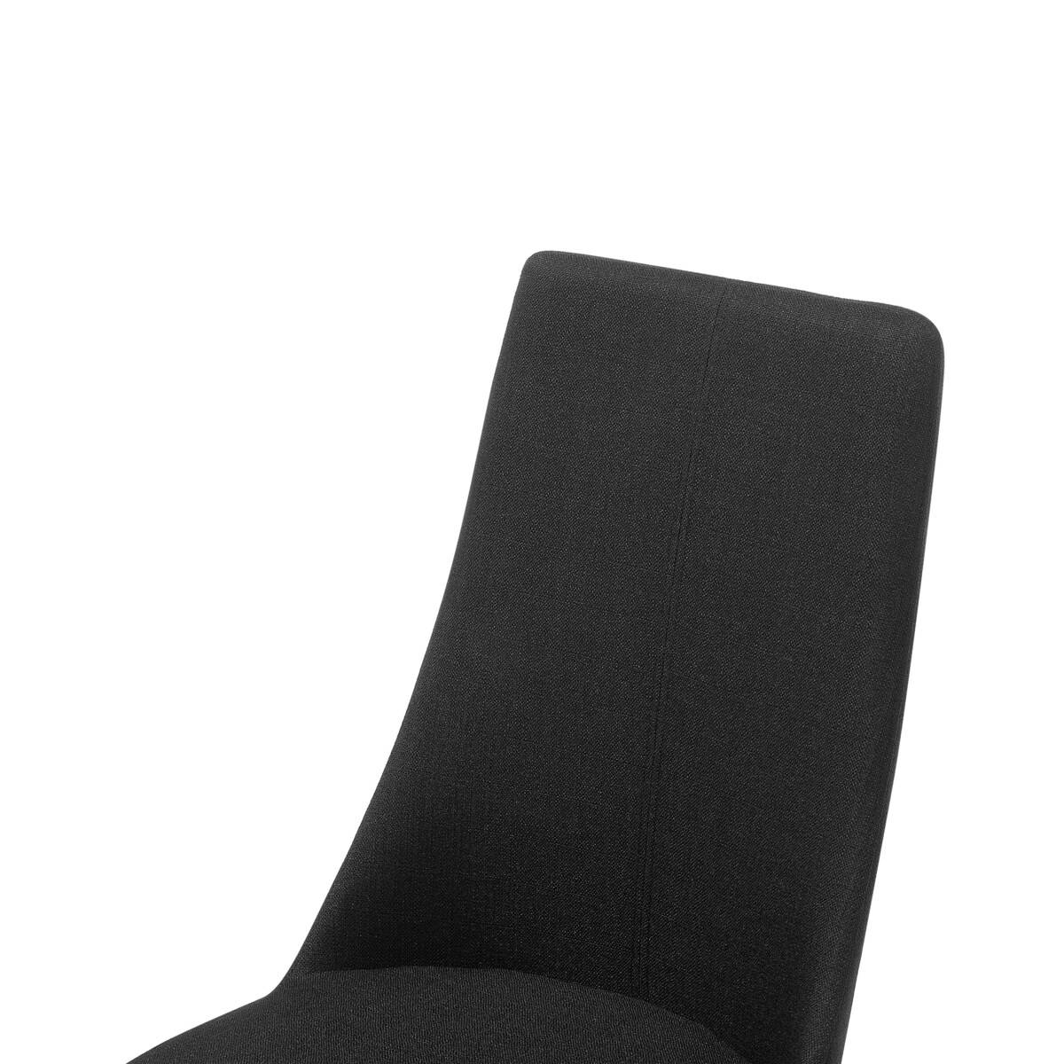 Zestaw 2 krzeseł do jadalni czarny CLAYTON