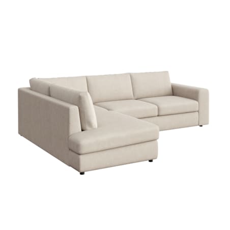 Sofa narożna lewa Baga jasno beżowa