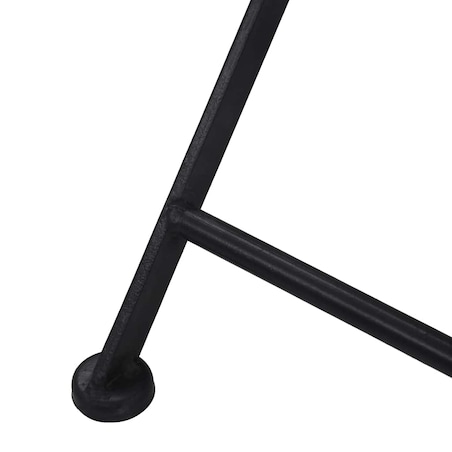 vidaXL Mozaikowe krzesła bistro, 2 szt, brązowe, ceramiczne