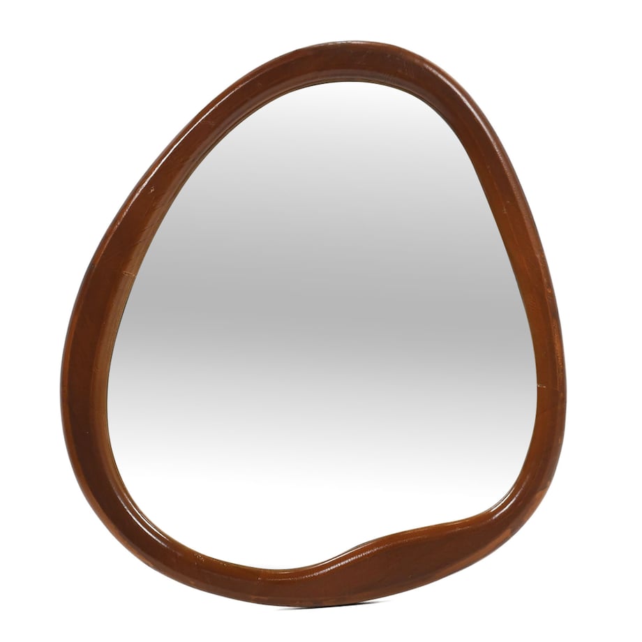 Dekoracyjne lustro ścienne, 32 x 36 cm