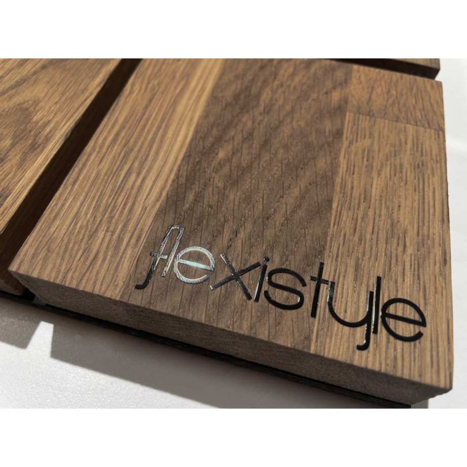 Zegar ścienny drewniany Harmony 30cm brązowy