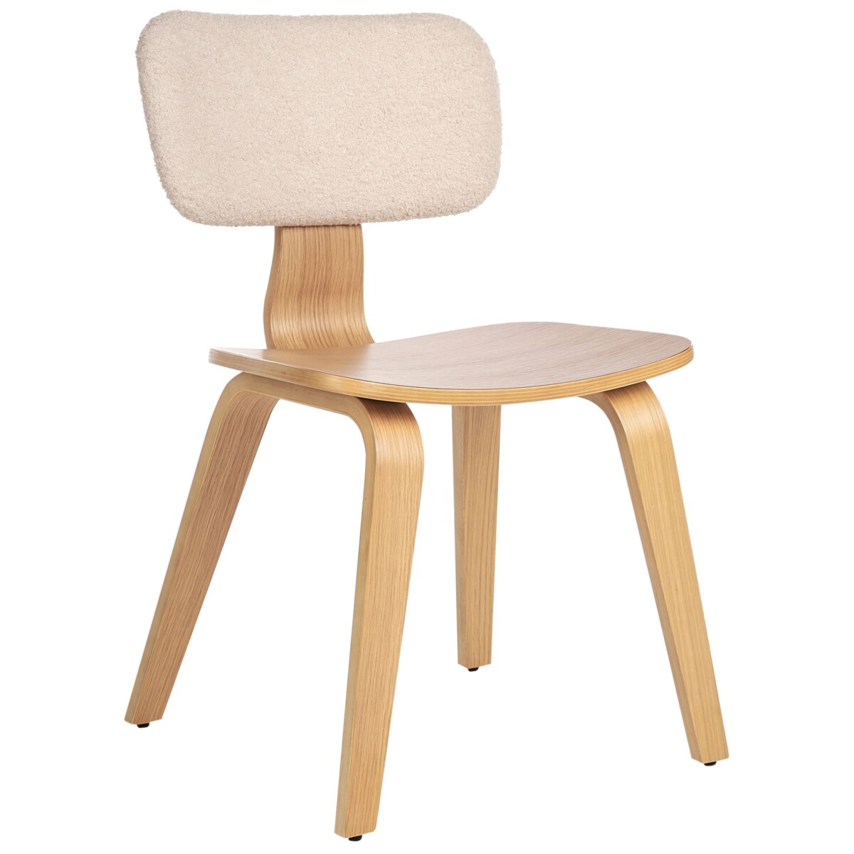 Zestaw 2 krzeseł do jadalni LUCINDA Drewno Jasne drewno