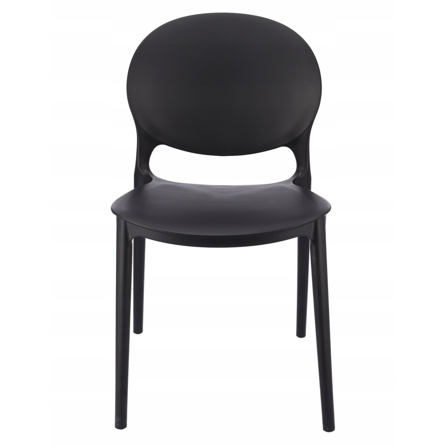 4 X Krzesło Do Jadalni Kuchni Stołu Zestaw Komplet Justin Czarne