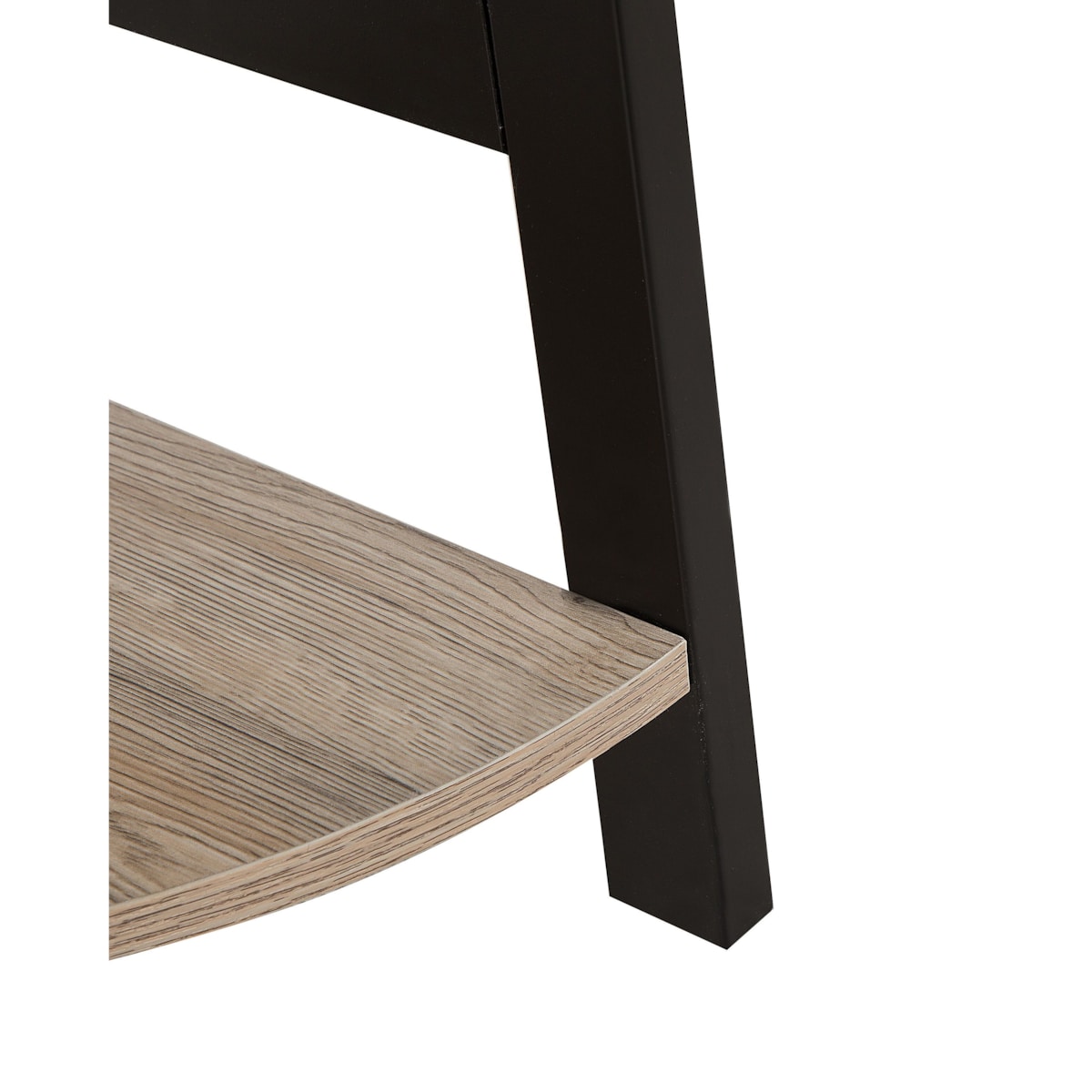 Regał 5 półek Czarny BEXLEY