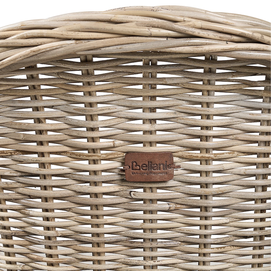 Zestaw 2 foteli ogrodowych z poduszkami SUSUA II Rattan Naturalny