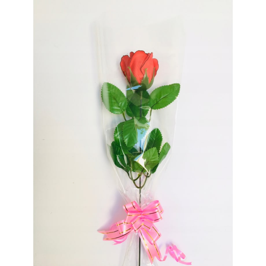 DZIEŃ MAMY róża mydlana kwiaty na prezent bukiet urodziny święto czerwona