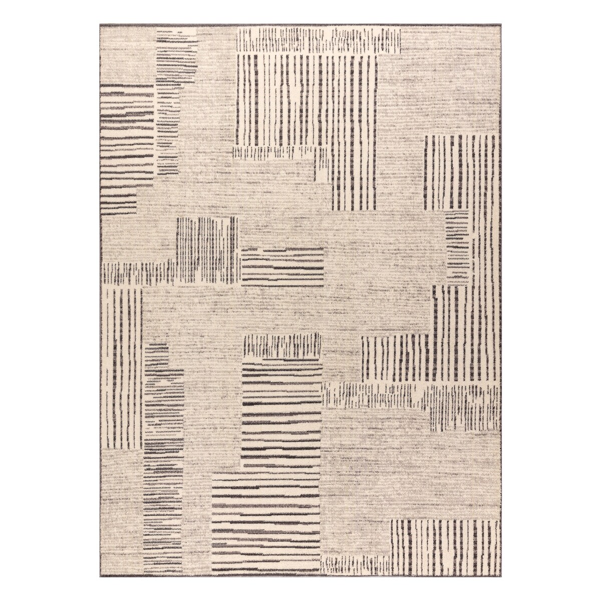 Dywan wełniany ANGEL 1222 / 52023 Linie beż 80x150 cm