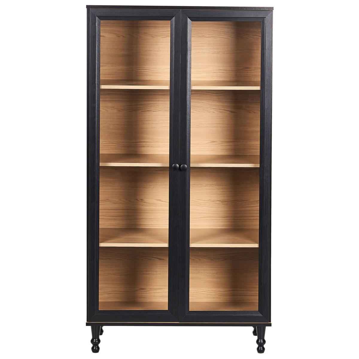 Witryna TINGLEDALE 80 cm Czarny