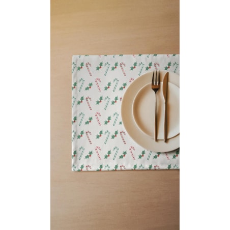 Podkładki świąteczne - Laski świąteczne i jemioła