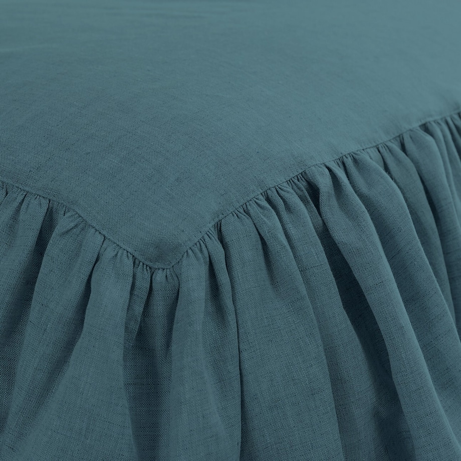 Narzuta na łóżko 160x200 frilly emerald 160x210