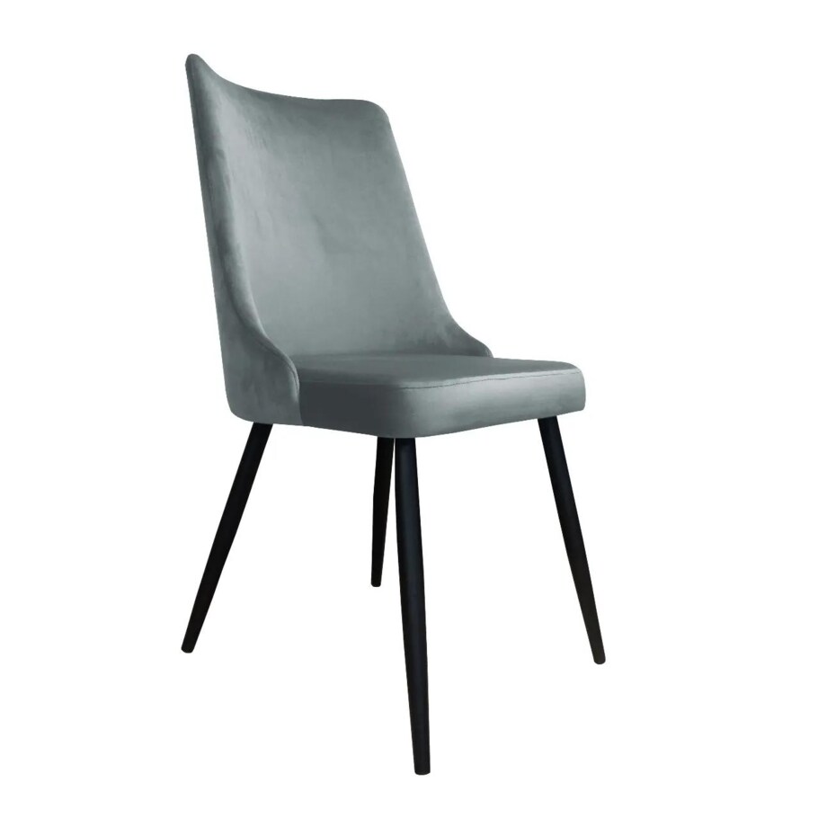 Krzesło CYPRIAN VELVET szare