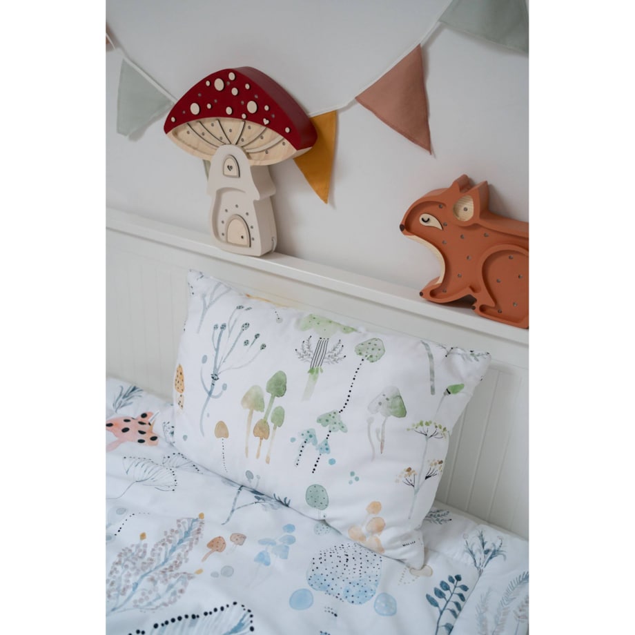 Pościel z wypełnieniem Zaczarowany las 120/160 + 50/60 cm
