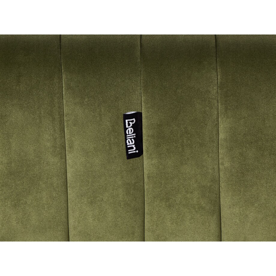 Sofa 3-osobowa welurowa zielona MALUNG