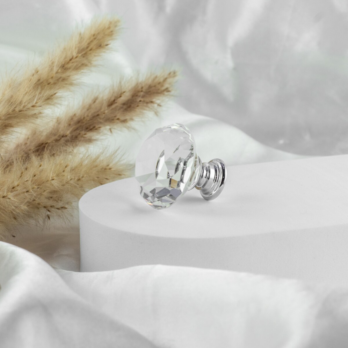 Gałka meblowa uchwyt meblowy kryształowa diamentowa glamour 31mm