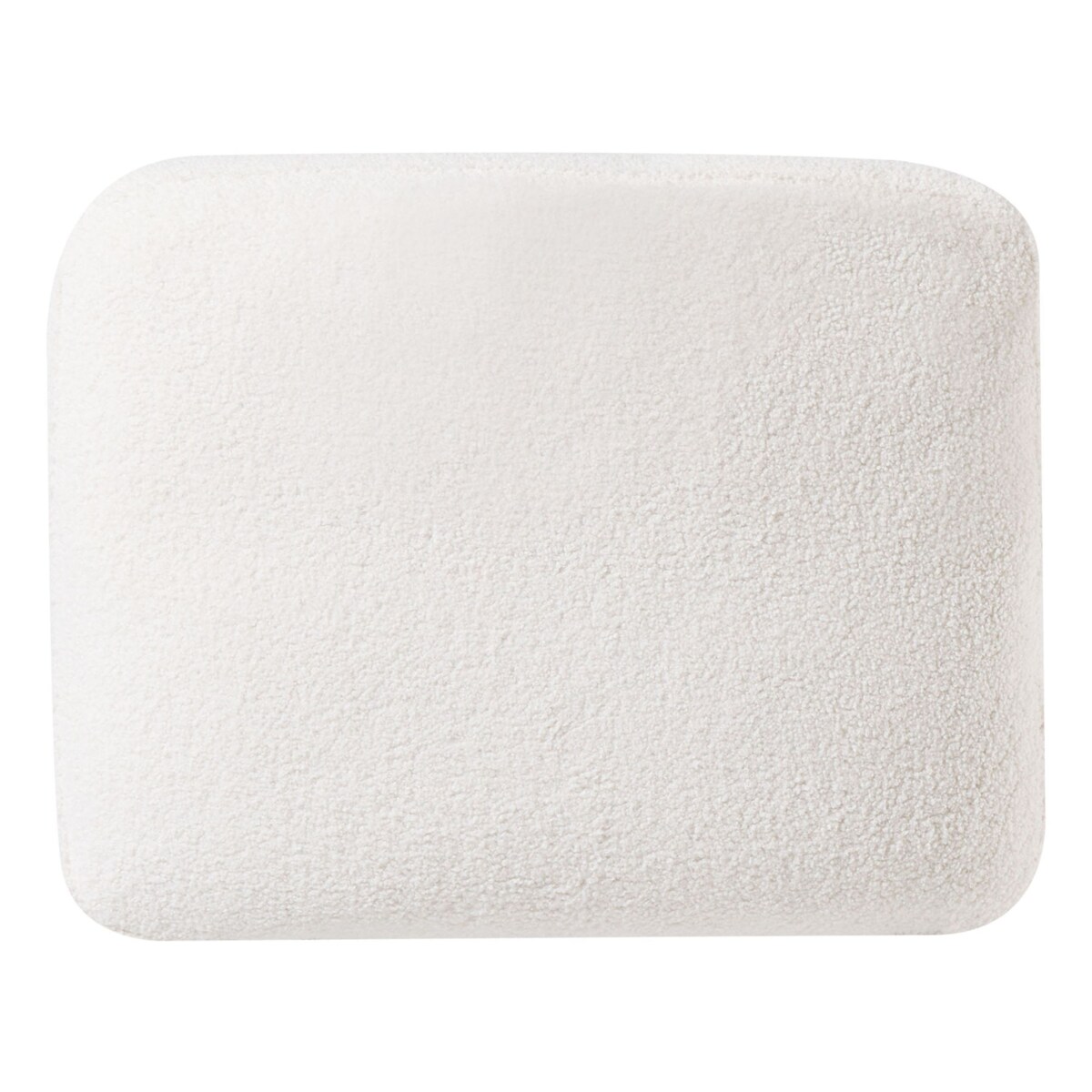 Sofa narożna lewostronna OSLO Biały Boucle dla 4 osób Lewostronny