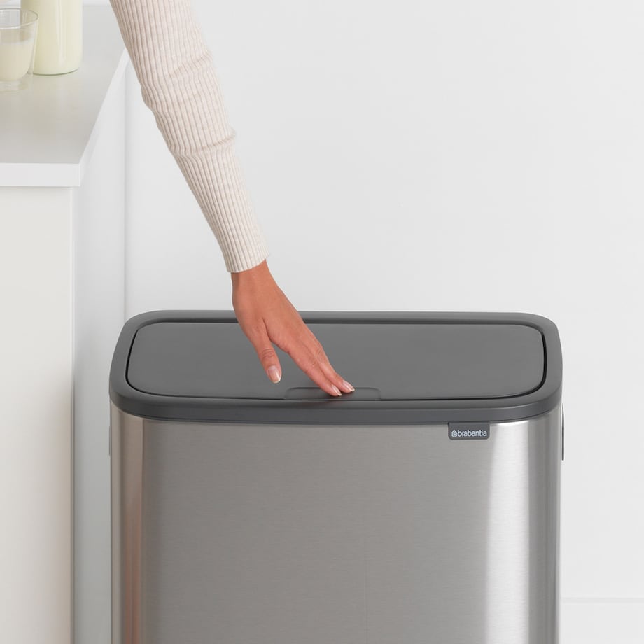 Kosz na śmieci Touch Bin BO 2x30L stal matowa 221422