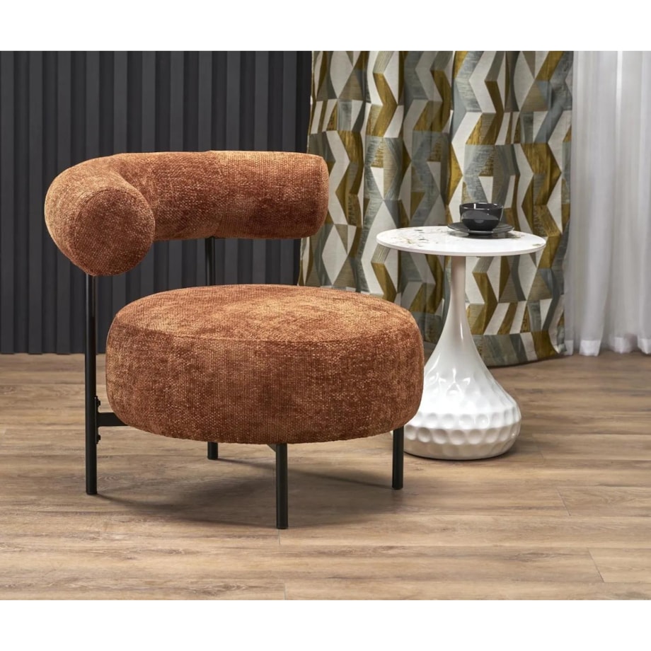 Fotel HAZARD cynamonowy