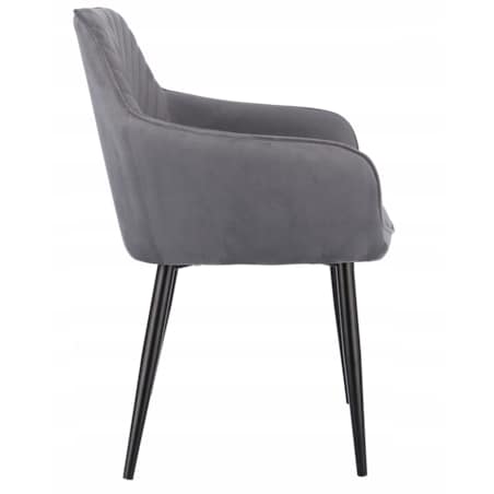 KRZESŁO welur TAPICEROWANE do jadalni PIKOWANE