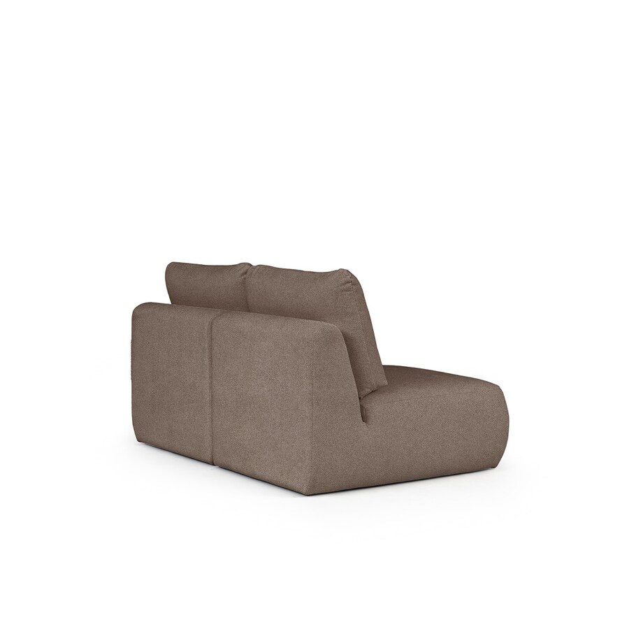 Mirel Sofa 2 osobowa bez podłokietników brązowa