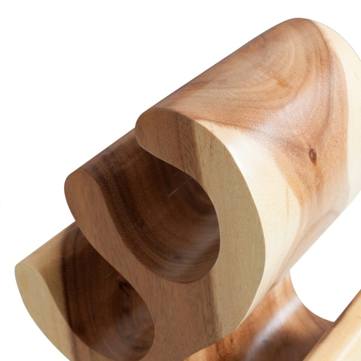 Stojak na wino Depok 49,5cm natural, 27 x 19,5 x 49,5 cm