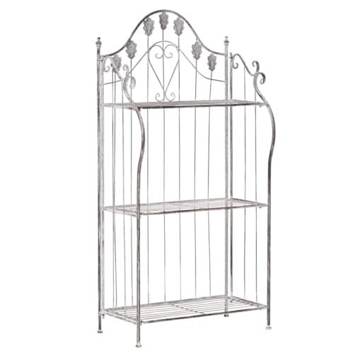 Regał VISANO Metal 59 cm 30 cm Szary