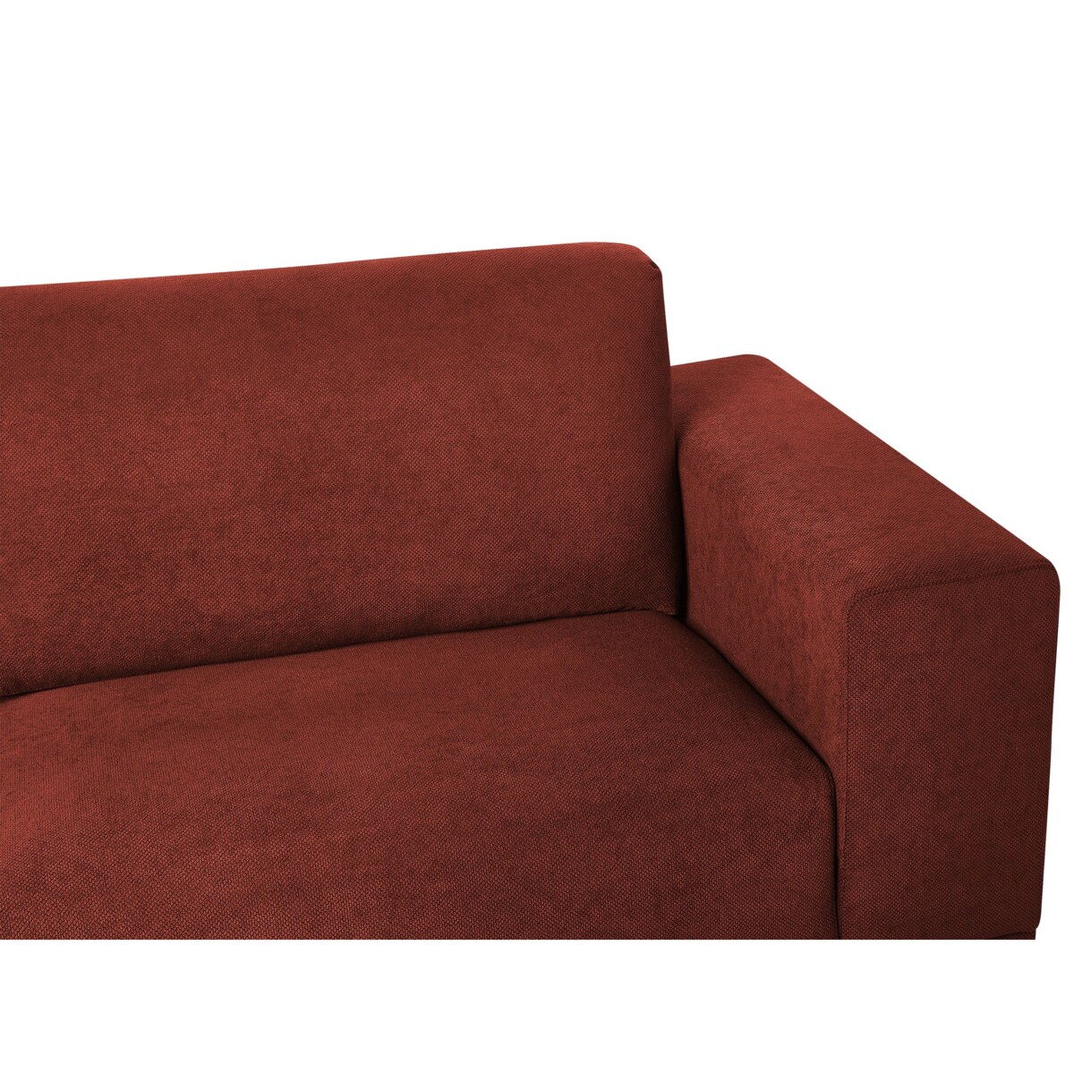 Sofa 3-osobowa czerwona NIVALA