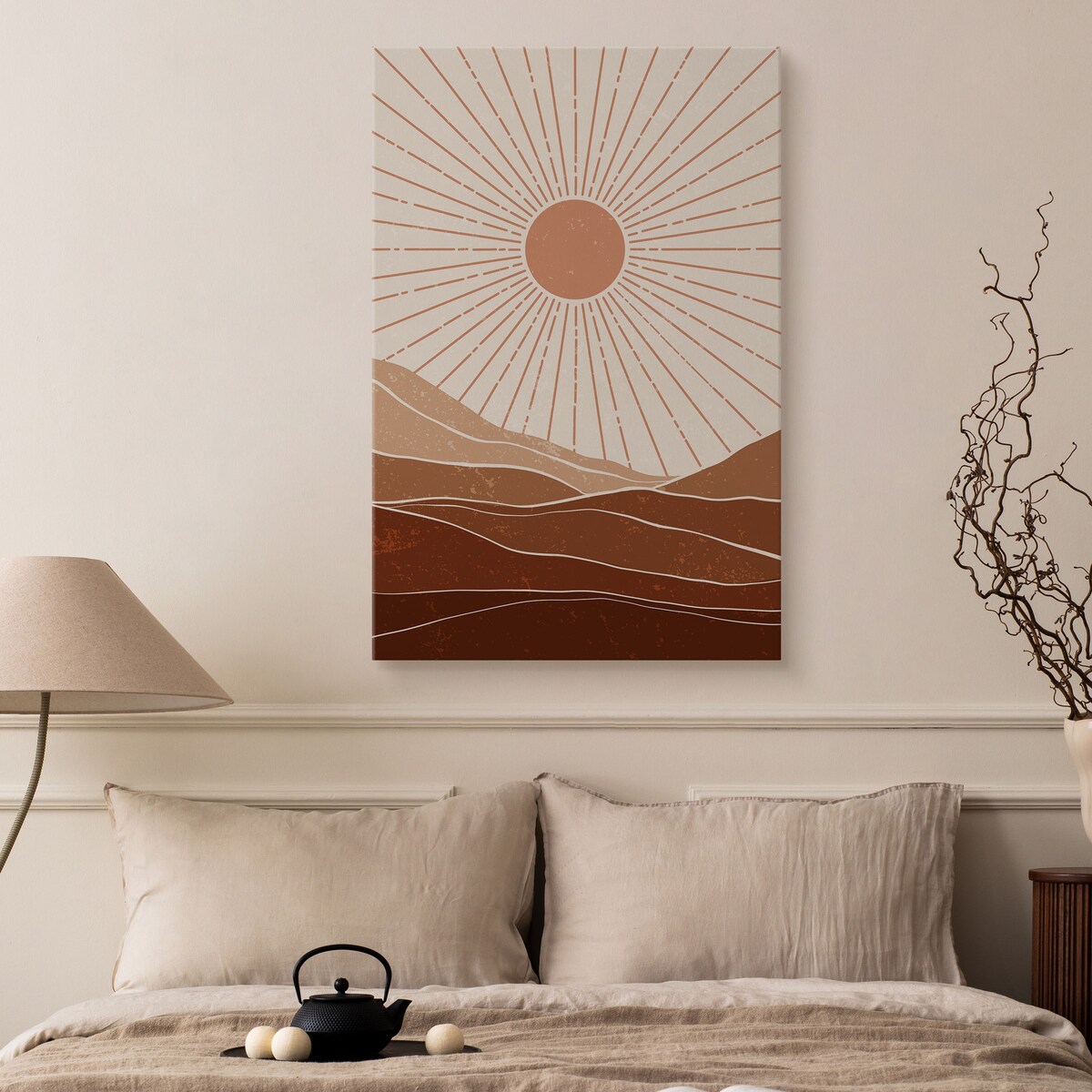 Obraz Azteckie Słońce Promienie 80x120cm