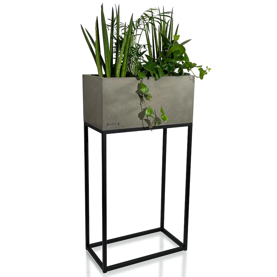 Kwietnik LOFT FIORINO szary 42x22x80 cm