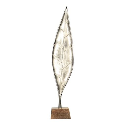 Dekoracja Silver Leaf II 65cm, 14 x 12 x 65 cm