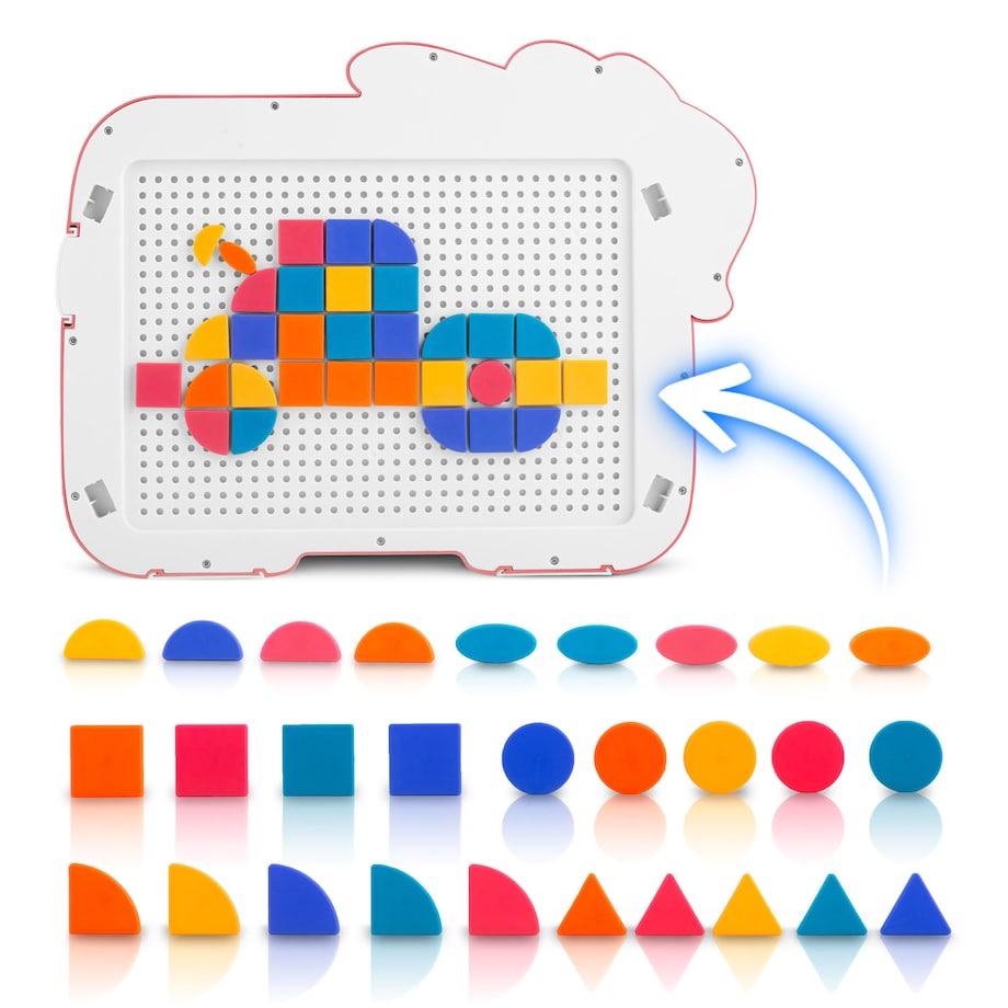 Znikopis tablica magnetyczna Ricokids RK-823 układanka stolik dla dzieci tangram 782301