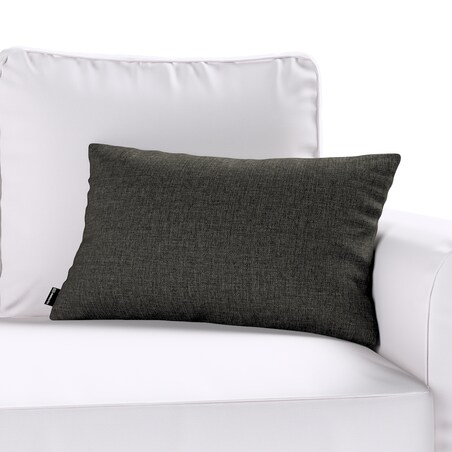 Poszewka Kinga na poduszkę prostokątną 47x28 brązowo-szary