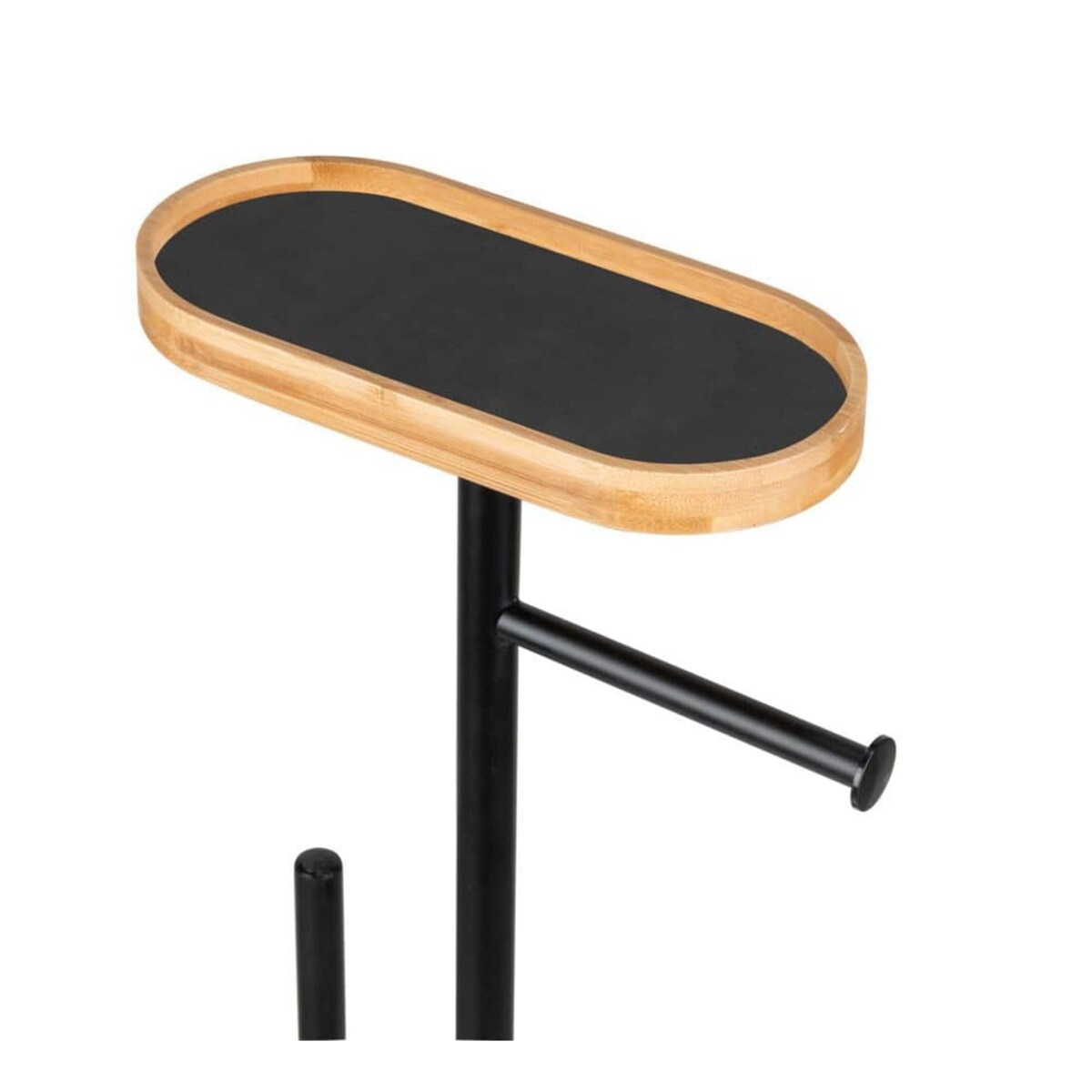 Stojak na papier toaletowy i szczotkę WC z półką na telefon RIVALTA, 4w1