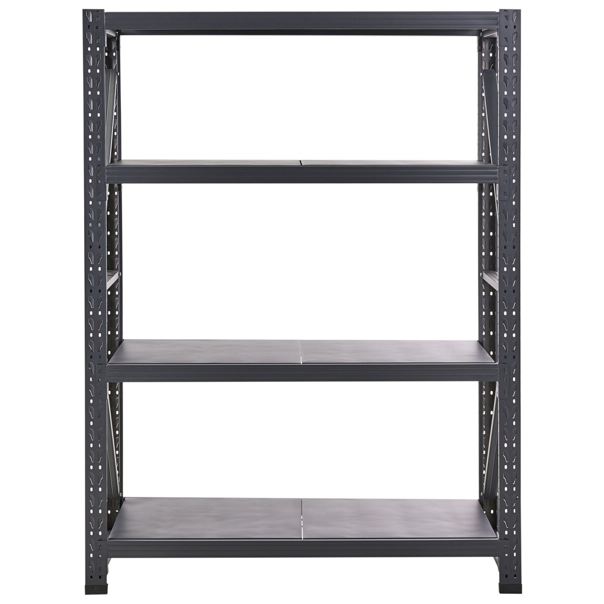 Regał magazynowy FIUGGI Metal 150 cm 60 cm Czarny