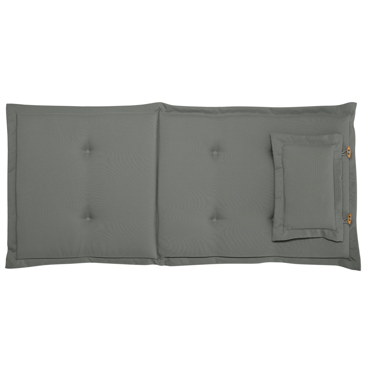 Zestaw 2 poduszek na krzesła ogrodowe szary TOSCANA/JAVA