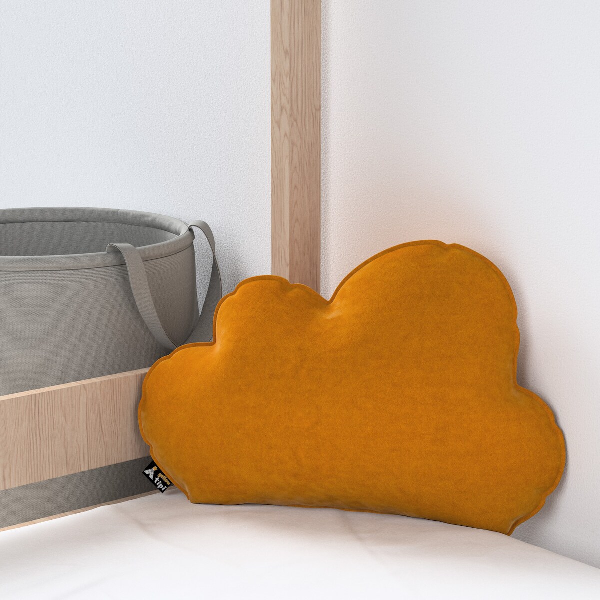 Poduszka Soft Cloud, miodowy, 55x15x35cm, Posh Velvet