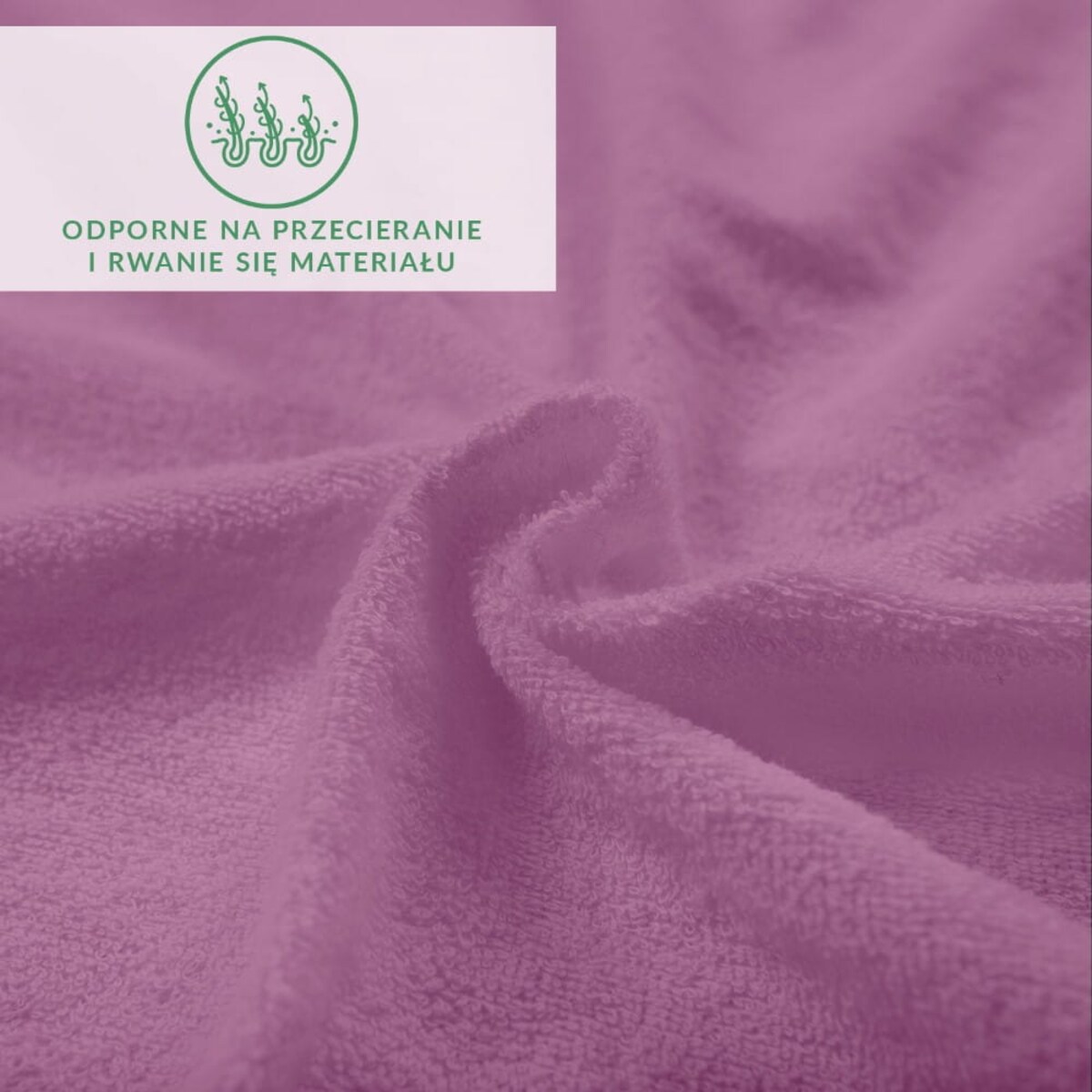 Prześcieradło frotte z gumką 200x220 kolor jasny fiolet