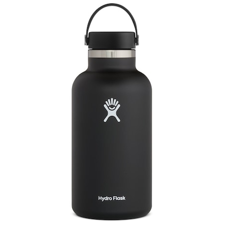 Butelka termiczna (1,893 l) Wide Mouth 2.0 Flex Cap Black Hydro Flask