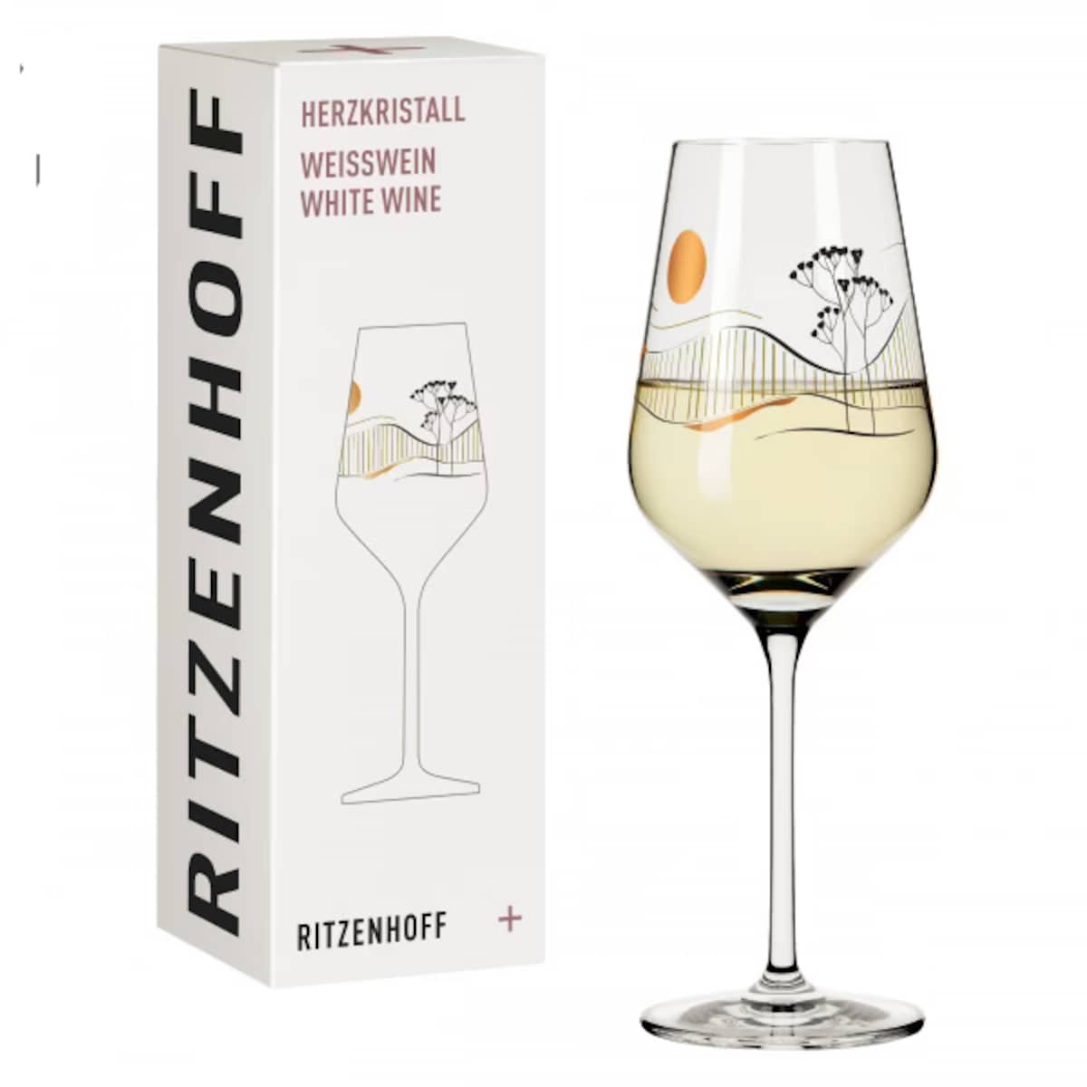Kieliszek do białego wina Crystal Heart, Christine Kordes