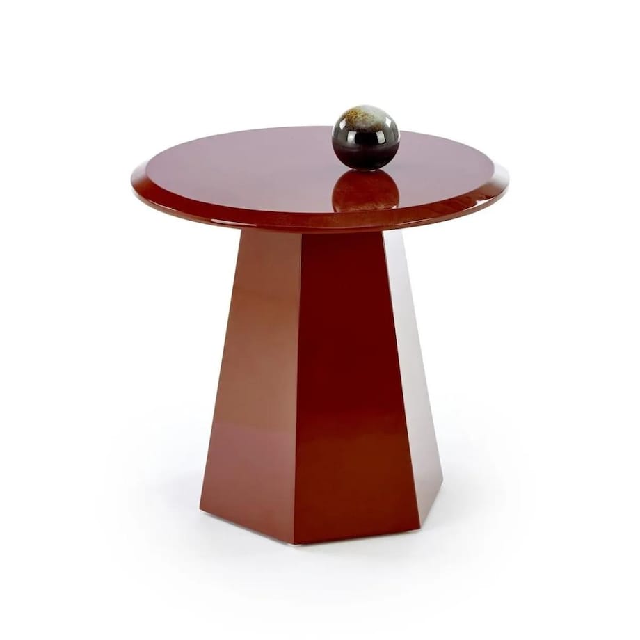 Stolik kawowy LOCA 50x50cm bordowy