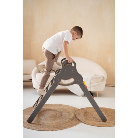 Drabinka Pikler ŚCIANKA WSPINACZKOWA - szara