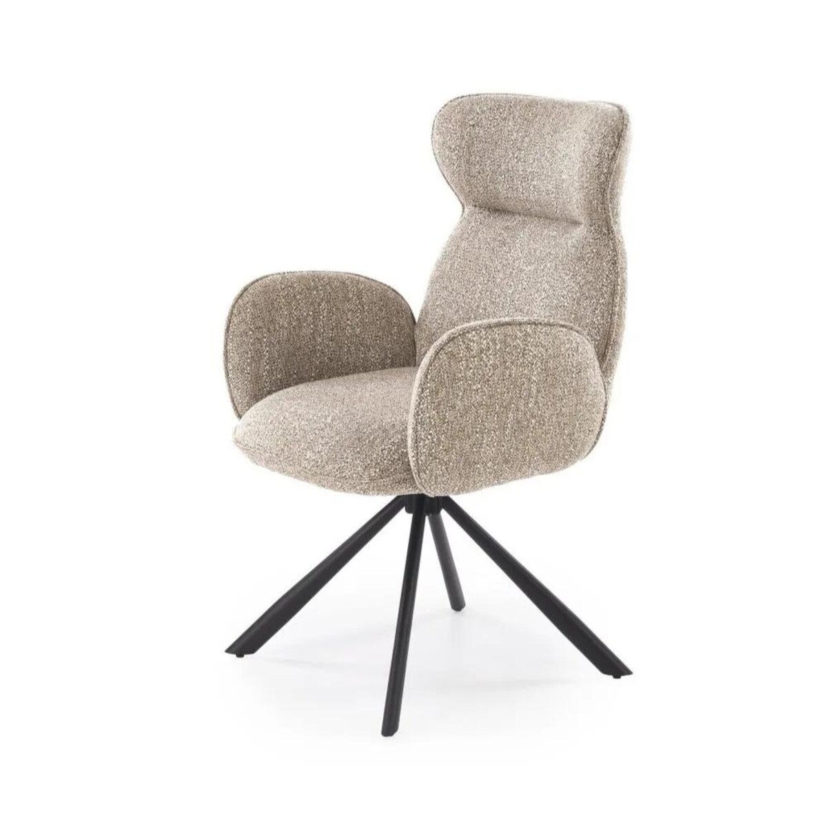 Krzesło tapicerowane K571 beżowe obracane