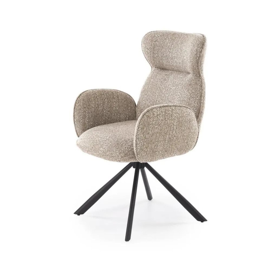 Krzesło tapicerowane K571 beżowe obracane