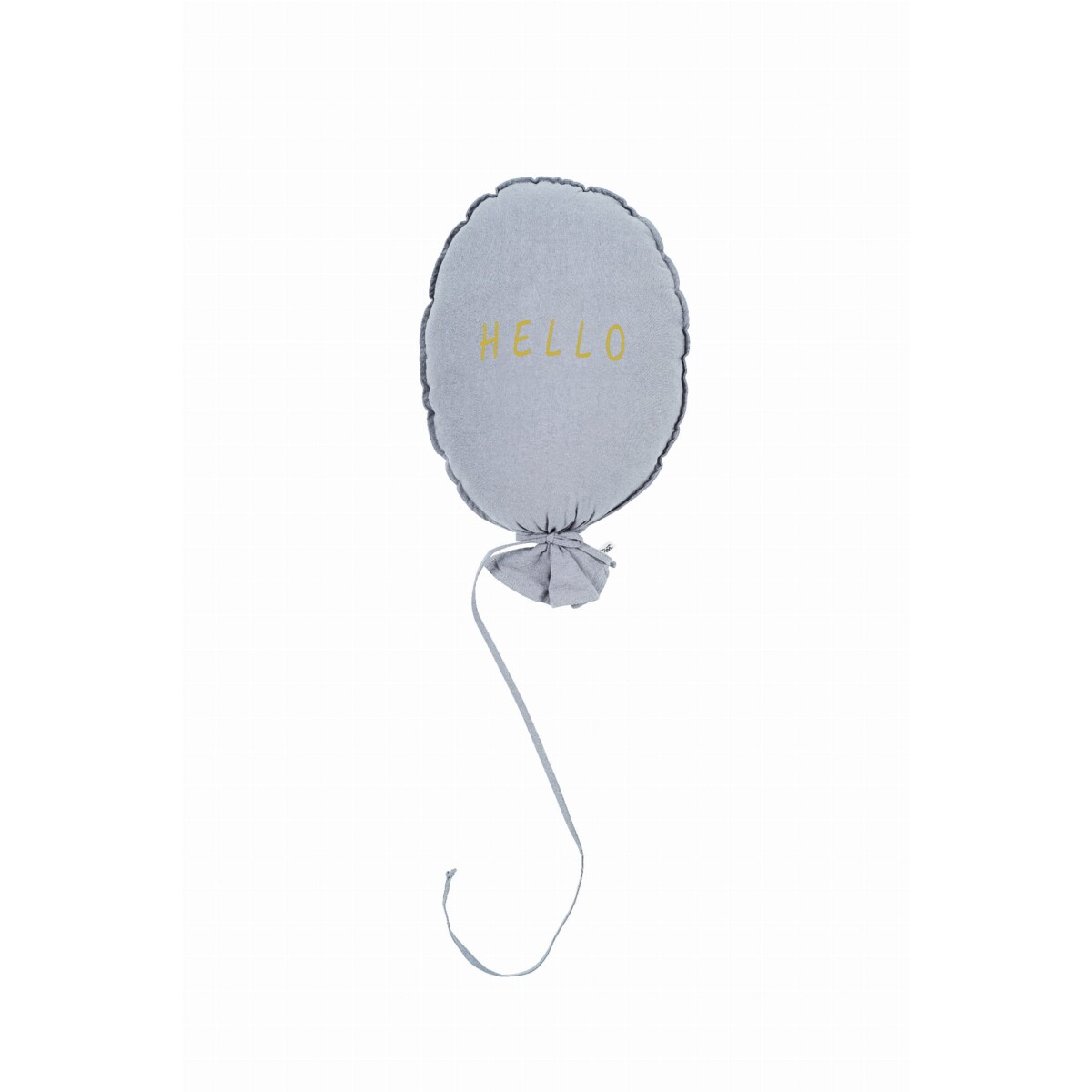 Balon dekoracyjny light grey - HELLO, GOLD